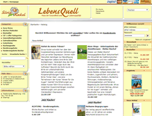 Tablet Screenshot of lebensquell-shop.ch